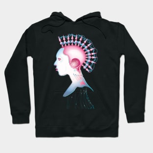 Cyber chick 002 Hoodie